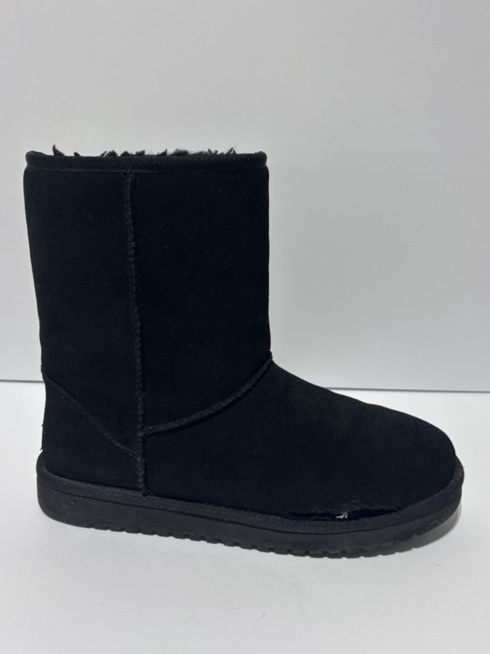 Koolaburra Women’s Koola Short Black Suede Boots, Size 9 M